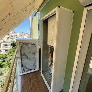 Ντουλάπι αλουμινίου για λέβητα αερίου – επίτοιχου